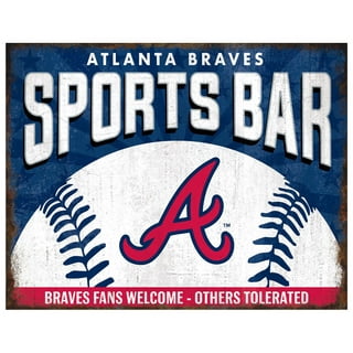Atlanta Braves 12 Logo State Sign