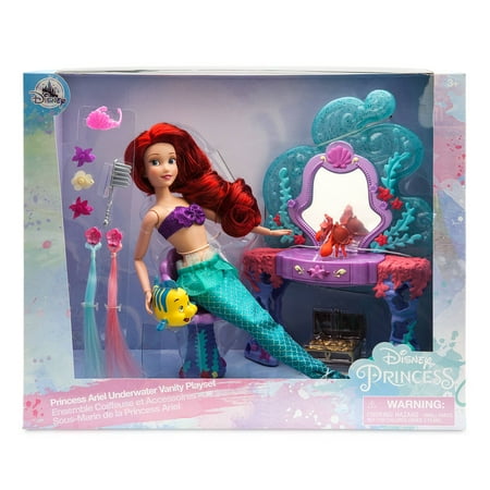 Disney Princess The Little Mermaid Princess Ariel Underwater Vanity Doll Playset