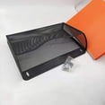 thumbnail image 4 of Wall Mount File Holder (1pcs) Document Holder File Organizer, Metal Mesh, Black, 4 of 4