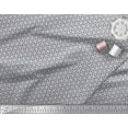 thumbnail image 2 of Soimoi Tissu Crêpe Polyester Triangle Petit Imprimé Tissu au Mètre 52 Pouces de Large, 2 of 3