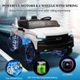 thumbnail image 6 of 2025 New 24V 2-Seater Electric Toy Car - Ride on Toys with Remote Control, Kids Electric Toy Car, Battery Powered, 4xSpring Suspension, LED Lights, Wireless Music, 3 Speeds, 6 of 6