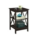 thumbnail image 3 of Convenience Concepts Oxford End Table with Shelves, Espresso, 3 of 8