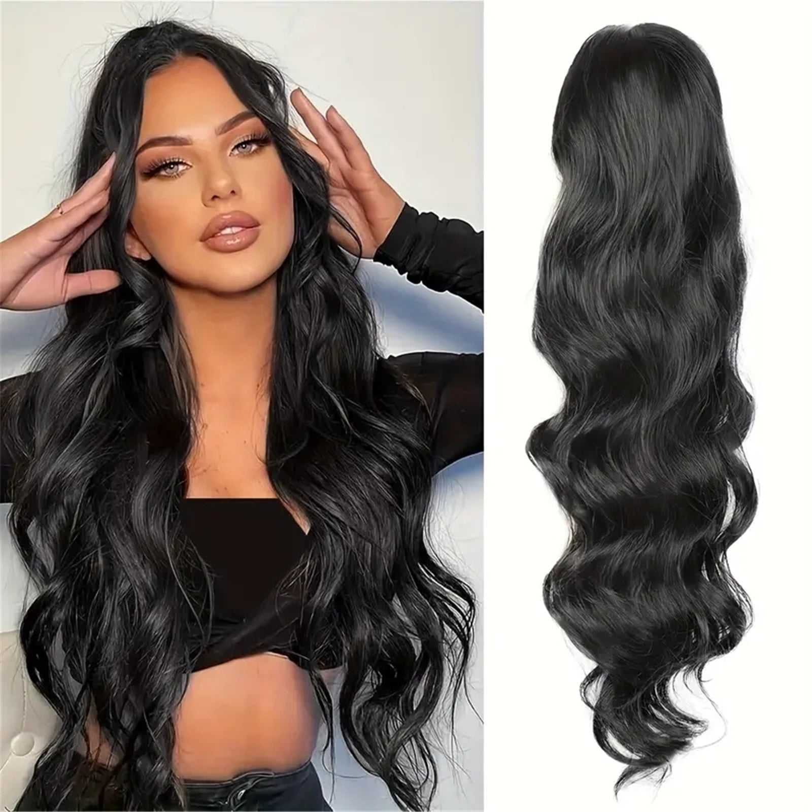 Claw Clip Ponytail Human Hair Extension 10 to 26 Inch Body Wave Human Hair Clip In Pony tails