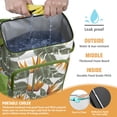 thumbnail image 4 of Hawaiian Floral Insulated Backpack Cooler - 20L, Multiple Pockets for Organized Storage, Lightweight Design, 4 of 6