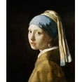 thumbnail image 2 of Vermeer, Johannes 20x23 Black Ornate Wood Framed with Double Matting Museum Art Print Titled - Girl with the Pearl Earring, 2 of 4