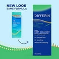 Differin Acne Face Wash with 5 Benzoyl Peroxide, Daily Deep Cleanser