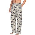 thumbnail image 2 of Goofa Horse Pattern Printed Soft Pajama Pants for Men, Wide Leg Comfy Casual Lounge Yoga Pants-Large, 2 of 9