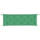 thumbnail image 2 of Cojín para banco exterior Benzara, 150 cm, tejido Oxford verde, 2 of 6