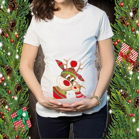 

Simplmasygenix Womens Maternity Clearance Long Sleeve Summer Tops Maternity Womens Nursing Round Neck Round Neck Breastfeeding Blouse