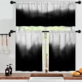 thumbnail image 3 of LALILO Kitchen Curtains and Valances Set of 3 36" White Window Treatment Tiers for Window Decor, 3 of 5