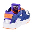 thumbnail image 3 of Nike Huarache Little Kid's Running Shoes White/Cone/Gym Blue 704949-111, 3 of 6