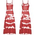 thumbnail image 3 of Viikei Sleeveless Dress Summer Dresses for Women Plus Size Dresses Clearance Round Neck Sleeveless Gradient Tie-Dye Striped Casual Bohemian Maxi Dress, 3 of 8