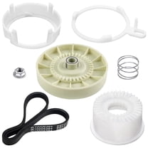 Washer Pulley Clutch Kit W10721967 W10006384 Washer Drive Belt Replacement Kit Compatible with Whirlpool Kenmore Maytag Washing Machine