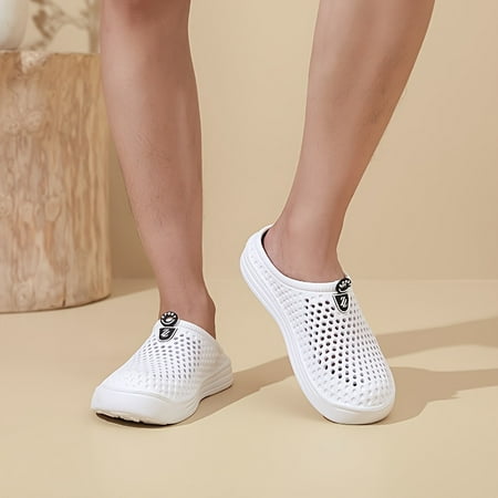 

Unisex Solid Colour Out Breathable Clogs Comfy Non Slip Durable VEA Sole Slippers For Men s & Women s Outdoor Activities