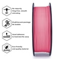 thumbnail image 4 of Ziro Pla Filament 1.75Mm Pure Color 3D Printer Filament Pla Pro Basic Color Series 1.75Mm 1Kg Spool Fit Most Fdm Printers Pink, 4 of 4