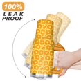 thumbnail image 6 of 40oz Yellow Lemon Pattern Stainless Steel Flip Straw Tumbler Spill Proof Travel Cup Double Wall Vacuum Insulated Coffee Mug with Top Handle, 6 of 6