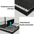 thumbnail image 6 of HBlife Under Sink Organizer, Pull-Out Cabinet Organizer 2 Tier Slide Out Sink Cabinet Storage Shelves, Under Sink Cabinet Organizer Storage for Kitchen Bathroom, Black, 2 Pack, 6 of 9