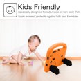 thumbnail image 3 of Allytech Kids Case for Samsung Galaxy Tab 8 Inch (Model T330/T375/T377/T380/T385/T387 ONLY), EVA Shockproof Kids Friendly Shockproof Cover Handle Stand Lightweight Protective, Orange, 3 of 7