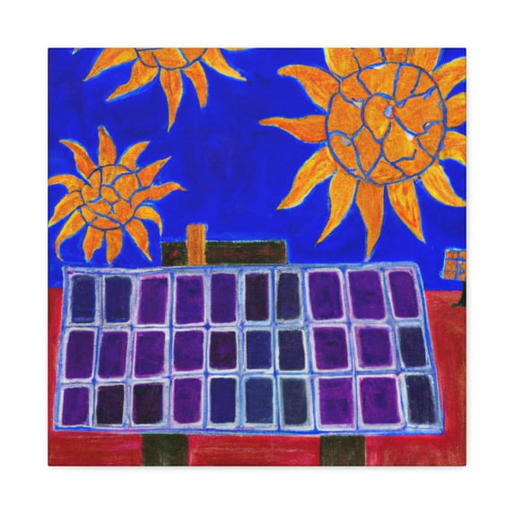Solar Panel Splendor - Canvas