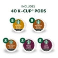 thumbnail image 2 of Starbucks K-Cup Coffee Pods, Starbucks Blonde, Medium and Dark Roast Hot or Iced Coffee, Variety Pack, 40 Keurig Pods, 2 of 5