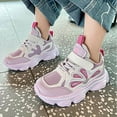 thumbnail image 2 of Otqutp Children Cute&nbsp;Sneakers Fashion All Seasons Children Sports Shoes Girls Boys Flat Sole Thick Sole Non Slip Comfortable Casual Sneakers(Pink,10-10.5 Years), 2 of 8