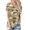Khaki, variant on Women's New Style Camouflage T Shirt Casual Clothing Tie Dye Shirts Oversized Print Top Animal Print Top
