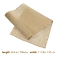 thumbnail image 3 of 1 Rouleau Chemin de Table en Toile de Jute Rustique pour Mariage, 3 of 8