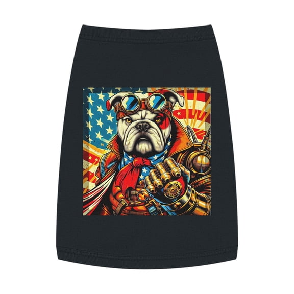 Pet Tank Top Bulldog stream punk t shirt