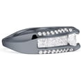 thumbnail image 5 of Round Engagement Ring Cubic Zirconia Black Tone 925 Sterling Silver, Size 8, 5 of 7