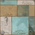 thumbnail image 2 of Gibbons, Lauren 26x26 Gold Ornate Wood Framed with Double Matting Museum Art Print Titled - Beach Patch Browns 2, 2 of 4