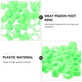 thumbnail image 4 of Practical Pigeon Identification Rings for Pet Use Lightweight Plastic Green Color Simple Design Easy to Apply, 4 of 9