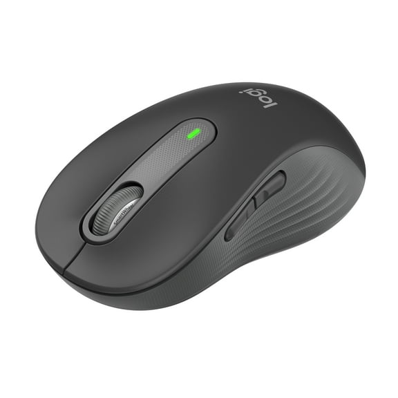 Logitech Signature M650 L Full Size Wireless Mouse - For Large Sized Hands, 2-Year Battery, Silent Clicks, Customizable Side Buttons, Bluetooth, Graphite