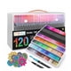 thumbnail image 1 of Marcadores Plumones Punta Pincel Doble Punta Iforu 120 Colores, 1 of 4