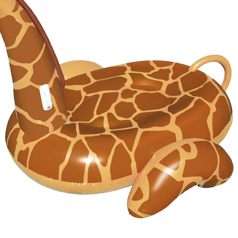 Giant Giraffe 96 In Inflatable Ride On Pool Toy Walmart Com Walmart Com