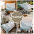 thumbnail image 6 of Beach Coastal Tapestry for Bedroom Wall Hanging Tapestry, Blue Nautical Summer Ocean Seaside Ceiling Backdrop Tapestries Poster Blanket Wall Decor for Teens Room Living Room Dorm 51" x 59", 6 of 8
