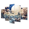 thumbnail image 2 of Designart "Glacier Arctic I" Modern Metal Wall Décor Set, 2 of 5