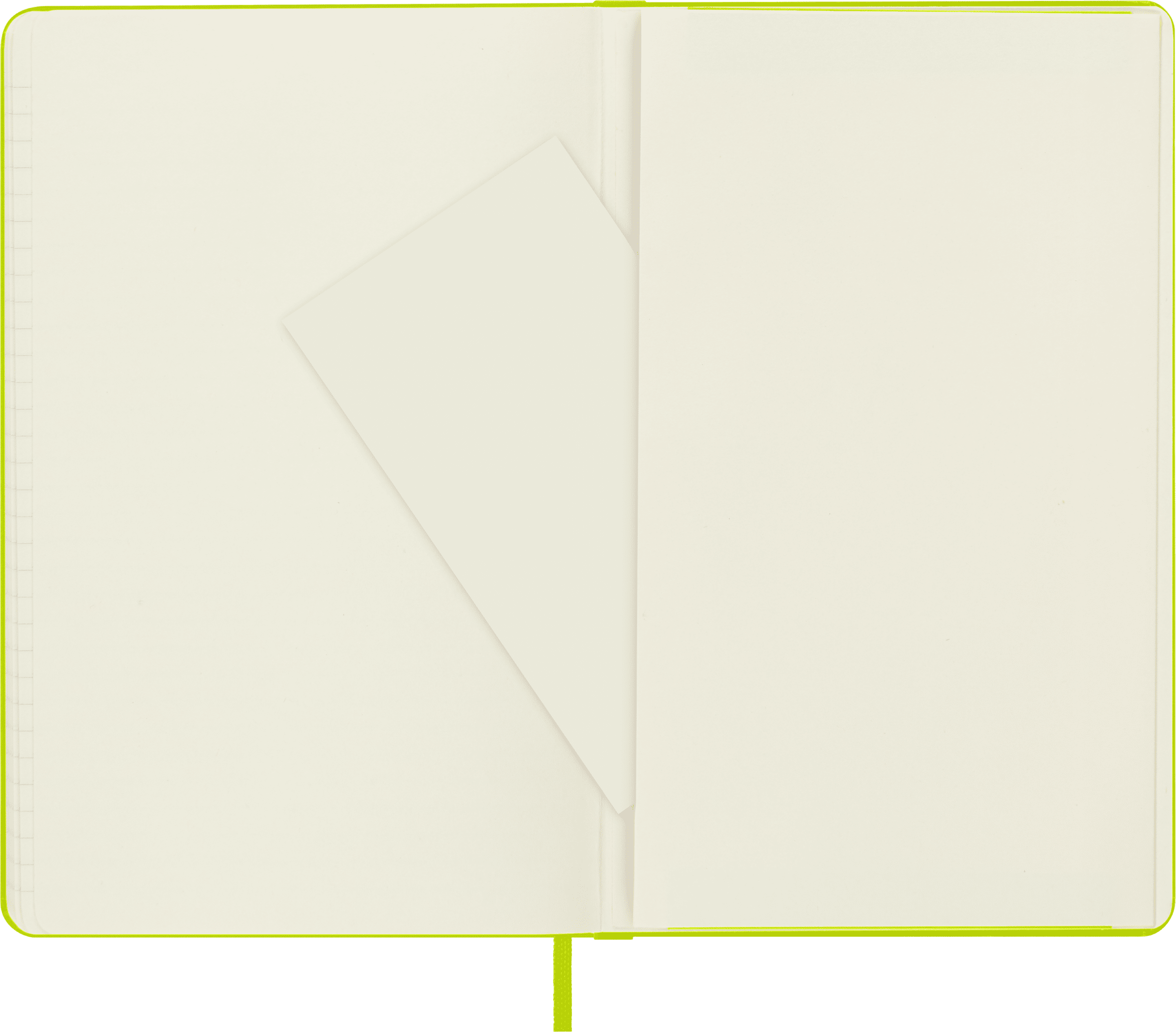 Moleskine Classic Notebook, Hard Cover, Large (5" x 8.25"), Ruled, Lemon Green