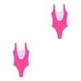 thumbnail image 1 of Naiovety Mujer Mono Traje de baño Verano Poliéster Sin espalda Traje de baño Ropa de playa Type5 NO5, 1 of 6