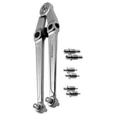 Adjustable Pin Spanner Wrench, 9-3/4 in. L