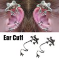 thumbnail image 2 of Frog Ear Wrap Frog Ear Cuff Bronze Frog Ear Wrap Frog Jewelry Non-pierced, 2 of 8