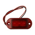 thumbnail image 3 of BUYISI Car Led Clearance Light Waterproof Side Marker Light Dc 12-24V 2Lines Universal Trucks Trailers Side Marker Lights Rear Lights Red, 3 of 5