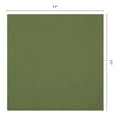 thumbnail image 6 of Unique Bargains 6Pcs Washable Dining Events Cloth Napkins Dark Green 17x17inch, 6 of 6