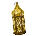 thumbnail image 4 of TISHITA Candlestick Lantern Night Light Landscape Portable Atmosphere Hanging Metal Cage Small, 4 of 6