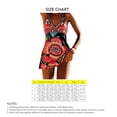thumbnail image 5 of Traje de baño dividido para mujer, ajustado, sin espalda, cuello en V, ligero, transpirable, poliéster elástico, ropa roja S, 5 of 5