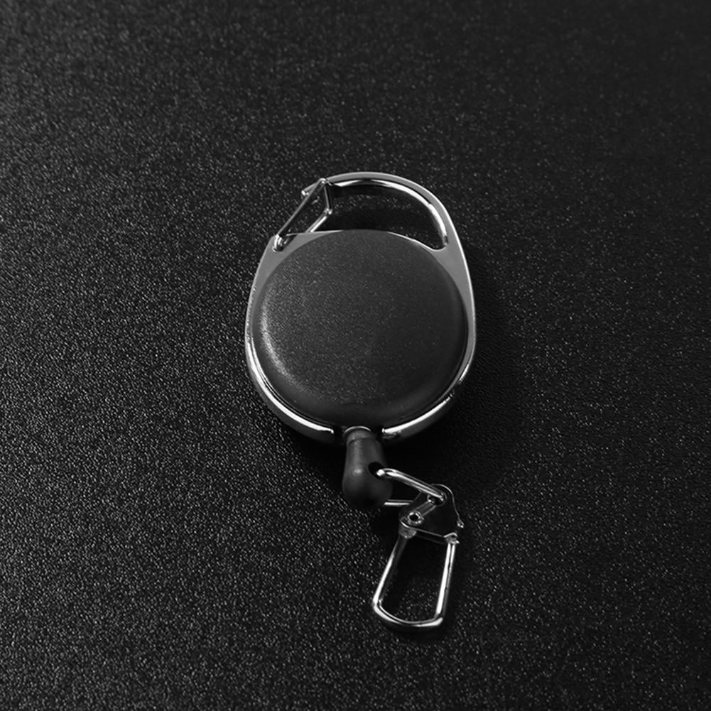 Fly Fishing Key Ring Retractor Extractor Retractable Reel Anglers Keychain 