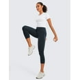 thumbnail image 3 of CRZ YOGA Womens Butterluxe Workout Capri Leggings with Pockets 21 Inches, 3 of 6