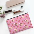 thumbnail image 6 of Sigee Strawberry Cake for Multipurpose Zipper Pouch Paper Reusable Cosmetic bag for Purse Water Resistant Gift, 6 of 8
