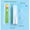 thumbnail image 7 of Innotech SC Plastic Cling Wrap Dispenser with Slider Cutter – Refillable Food Wrap Stretch Clear Film 11.8 Inch x 1198 Ft (Cutting Box + Cling Film), Easy Cut & Storage for Kitchen or Catering Use, 7 of 7