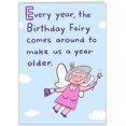 thumbnail image 1 of Tarjeta de felicitación Fool Birthday Fairy para mujeres y hombres, 1 of 5