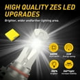thumbnail image 3 of AUXITO 9005 9006 Combo Led Headlight Kit, 300% Brighter Super Bright 6000K Cool White LED High Low Beam headlight bulb, Pack of 4, 3 of 9